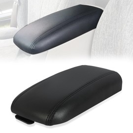 Kojem Center Console Armrest Lid W/Latch Compatible with 02-09 Trailblazer Envoy 03-08 Ascender 05-09 Saab 9-7x 02-04 Bravada 04-07 Rainier Replace for 25998847 25998844 25998838 (W/Leather Cover)