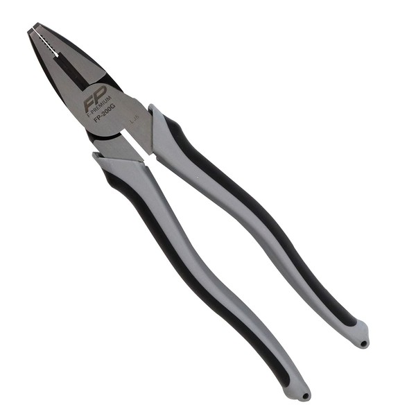 Fujiya FP-200G Strong Eccentric Pliers, 7.9 inches (200 mm), Silver