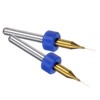 QUARKZMAN 10 Pieces PCB Drill Bits 1/8 Inch Shank 0.2