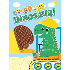 Go, Go, Go, Dinosaur - Silicone Touch and Feel Board Book - Sensory Board Book
