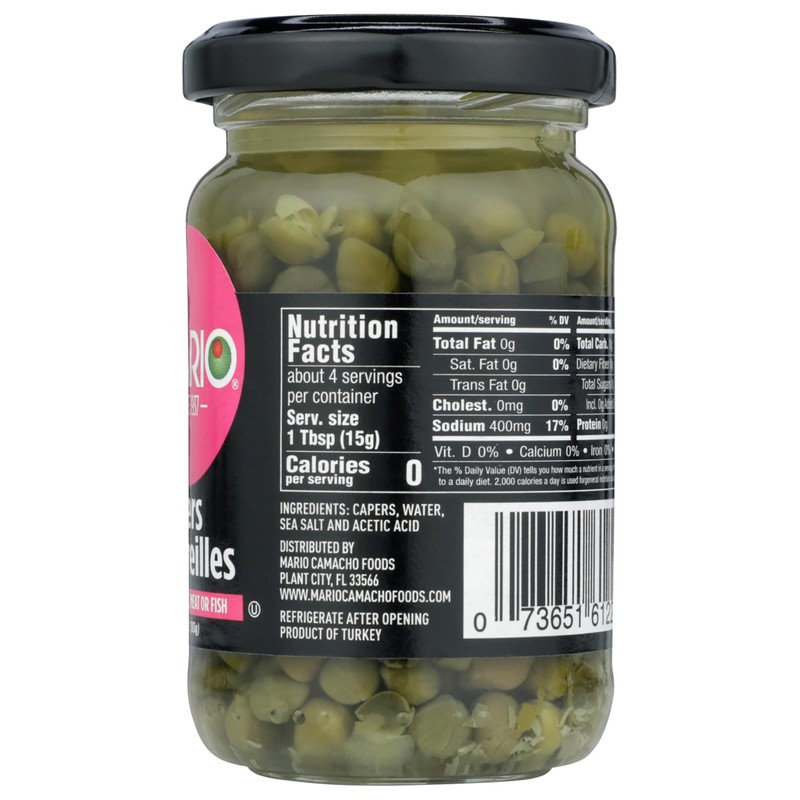 Mario Camacho Capers Non Pareil, 3.5-Ounce (Pack of 6)