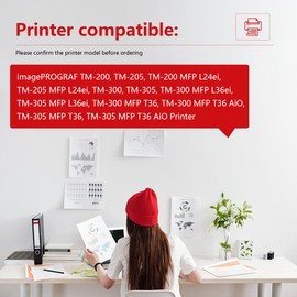 PFI-120 Ink Cartridges 1 Pack Cyan Compatible PFI-120 Ink Replacement for Canon TM-205 300 305 200 Printer