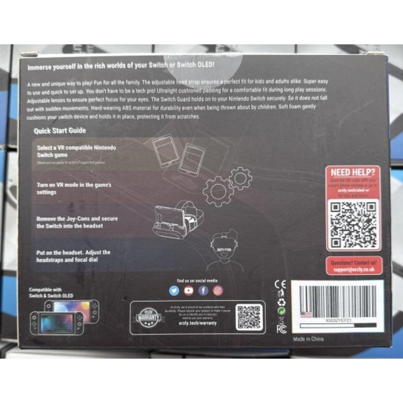 orzly 0rzly Virtual Reality Head Set For Switch/Switch 0lef