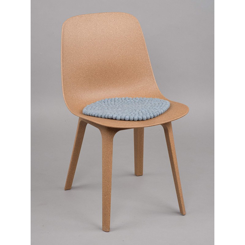 myfelt Seat Cushion, felt, Light Blue, 36 cm