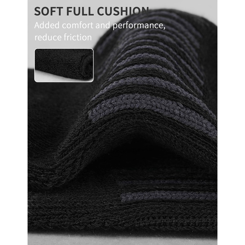 Airacker No Show Socks Womens Athletic Cushioned Low Cut Sports