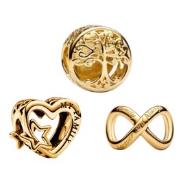 NUNUYAYA Women's Charm Pendant for Bracelet 925 Sterling Silver Elephant Leaf Butterfly Car Dangle Charms Beads Fits Bracelet Necklace Charm Pendant for European Bracelets Women Girls, Silver, Cubic