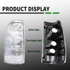 Clear Tail Light Assembly Compatible with 1999-2002 Silverado 1500 2500/1999-2007