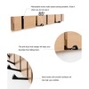 KYSMOTIC Modern Coat Hooks for Wall, Folding Coat Rack Wall