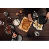 KINTO 20716 ALFRESCO Plate, 9.8 inches (250 mm), Black, Dishwasher