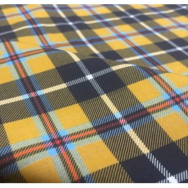 Premium Cotton Fabric - Cornish Tartan Fabric By The Metre 60'' Wide - Digital Print Craft Fabric Material