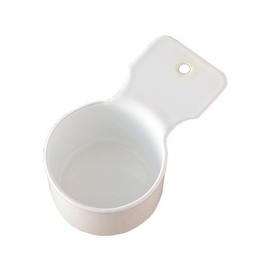 Takakuwa Metal 405855 Hollow Coffee Measuring Cup, Blan, Short