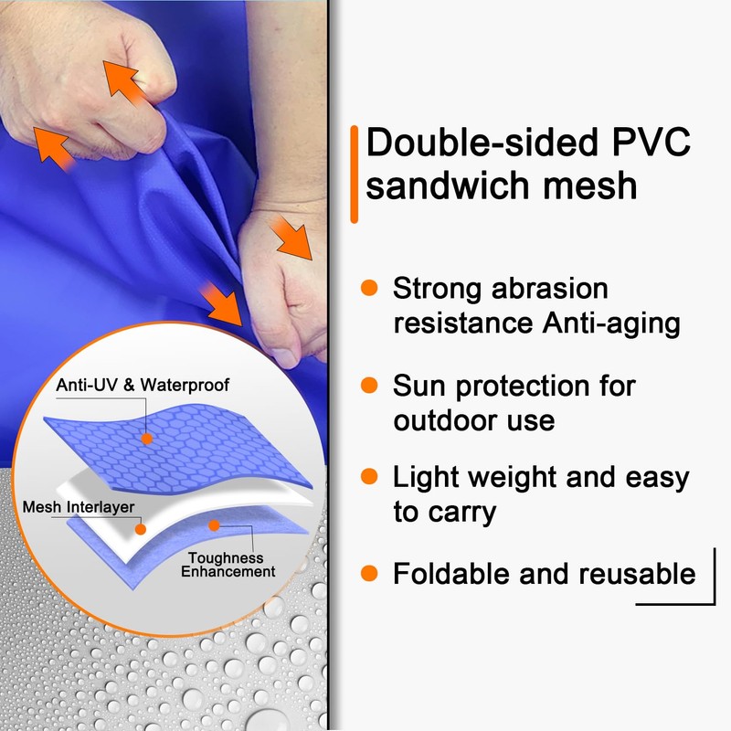 65 Gallon Water Storage Bladder,Portable Foldable Water Tank,Suitable for Outdoor