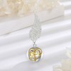 AEONSLOVE Bola Harmony Ball Chain Pregnancy Angel Caller Necklace Heart