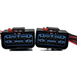 Door Harness Connector Wiring Pigtail 5013961AA (2 Sets) Compatible with Jeep Grand Cherokee WJ Wrangler Commander Liberty LJQ