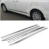 Kojem 4 Pcs Chrome Outside Door Body Side Molding Trim