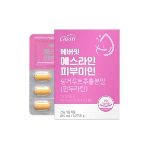 Natural Plus Everfit S-Line Skin Beauty 60 tablets (1 month supply), basic / 내츄럴플러스 에버핏 에스라인 피부미인 60정 (1개월분), 기본