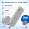 SqueezyPeasy Microfibre Mop Pad Replacement - Reusable Machine Washable Super