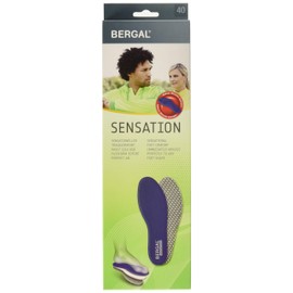 Bergal Sensation Pink women's relaxing running with memory support insoles. - blue, size: 37
