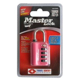 Master Lock 4691DWD TSA Set-Your-Own Password Combination Lock, Color Will Vary, 1-Piece