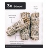 White Sage Smoking, Pack of 3 Incense Bundles, White Sage