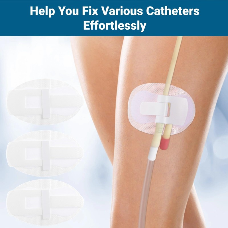 20 PCS Catheter Stabilization Devices, Catheter Stickers for Foley Bag