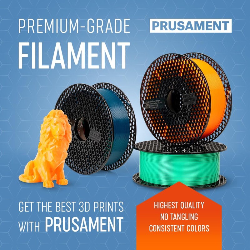 Prusament 3D Printer Premium Filament PLA Prusa Galaxy Black 1.75mm