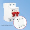 Circuit Breaker 2P DC 500V MCB 16A DIN Rail Mount