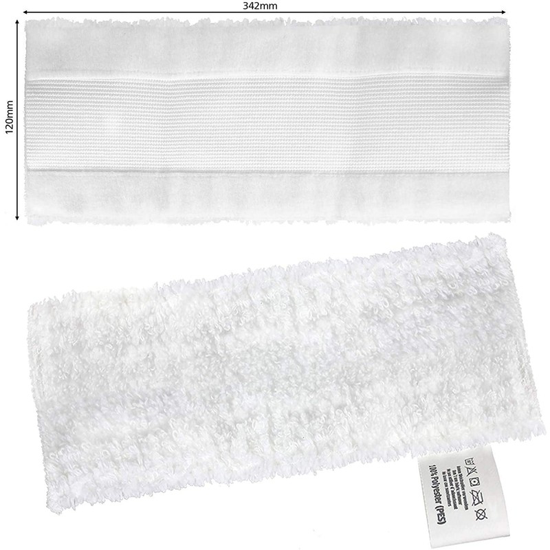 SPARES2GO Microfibre Cloth Cover Pads Compatible with Karcher Easyfix SC1