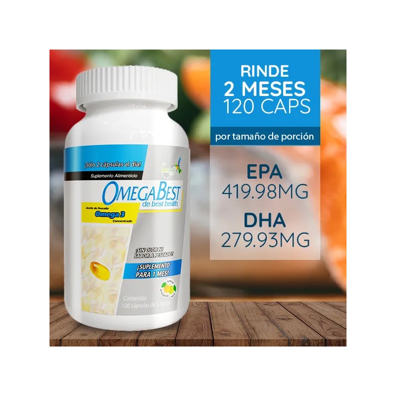 Omega 3 Aceite de Pescado Puro con EPA y DHA