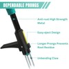 Breeze Touch 39" Weed Pulling Tool, 3-Claw Detachable Weed Puller