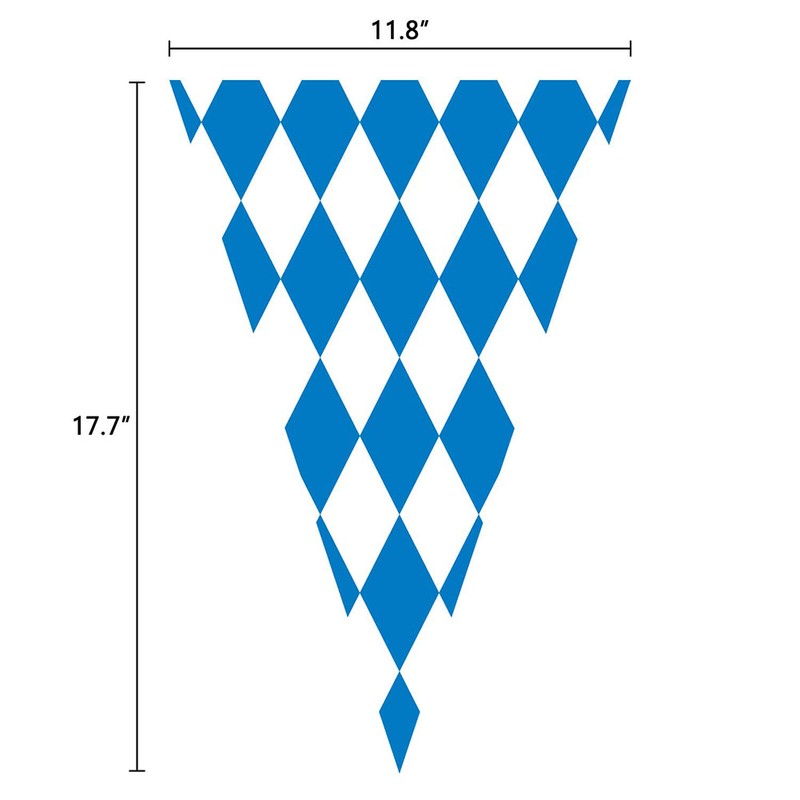 Oktoberfest Pennant Banner Bavarian Flag Pennant Banner Beerfest Party Hanging
