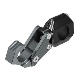 uxcell 1 Set Motorcycle Handlebar Hook Aluminum Alloy Helmet Gloves Hanger Luggage Hanger for Honda ADV150 2023 W/Hexagonal Screws and Wrench Titanium Tone