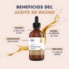 Aceite Orgánico Ricino + Almendras Puro Hebbe Cosmetics Crecimiento Cabello