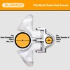 DURIGID 1-3/8" Gate Frames and 2-3/8" Gate Posts Chain Link