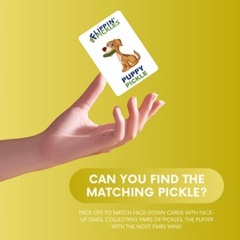 Pickle Everything – Flippin’ Pickles – A Dill-ightfully Fun Matching Card Game for Kids & Adults! Fast-Paced for 2-4 Players, Ages 7+, Perfect for Family Game Night, Travel & Party Play