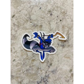 Sticker Surplus Sly Cooper Sticker l Gloss or Holographic Laminate l Waterproof Decal - Large - Gloss