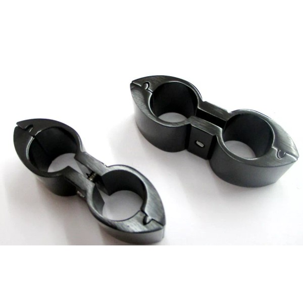 Performance Plumbing Components ALUMINUM BILLET DUAL HOSE SEPARATOR Profile Milled