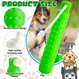 Blueweenly 4 Pcs Dog Float Bumper Toy Training Bumper, 11 x 2 Inch Puppy Retriever Dummy Lightweight for Float on The Water Pool Fetch for Small, Medium, Large Dogs(Blue)