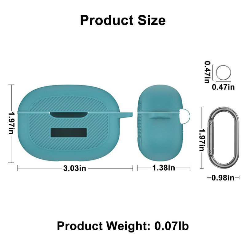 [Upgrade] VAEKNVG Silicone Case Compatible for Raycon Everyday Earbuds (2024