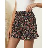 IECCP Women's Shorts Summer Casual Elastic Waist Drawstring Shorts Flowy