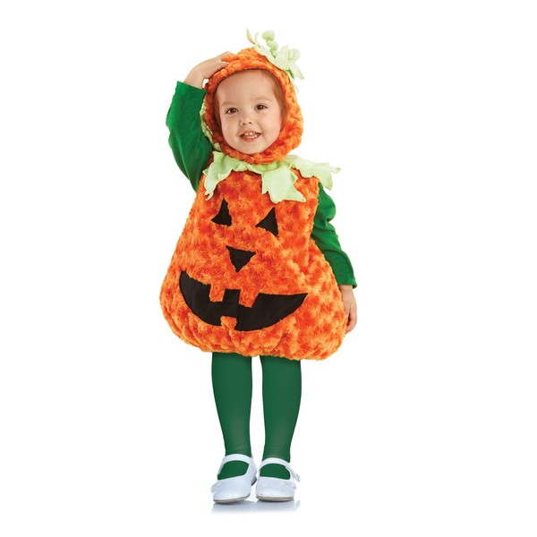 UNDERWRAPS unisex baby Baby's Pumpkin Belly-babies Costumes, Orange, Small US