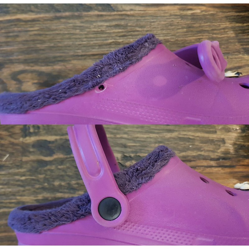 Replacement Rivets for Croc Black Set of 4