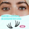Lash Extension Kit 280PCS Eyelash Clusters 50D DIY Eyelash Extension
