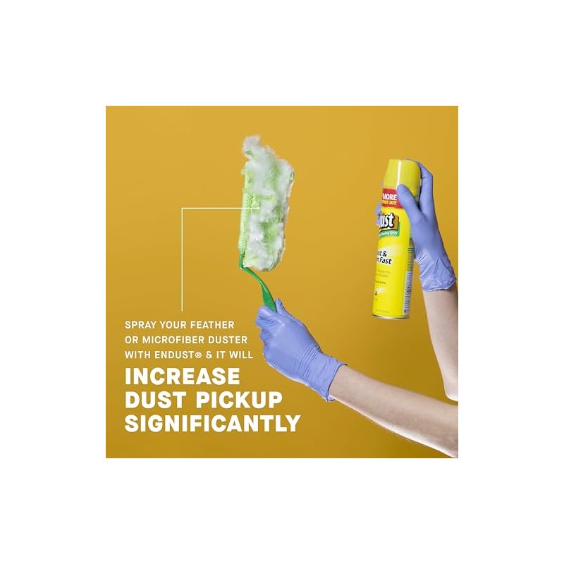 Endust Lemon Zest Multi-Surface Dusting and Cleaning Spray, Lemon Zest,