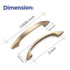 Ravinte 10 Pack 3 Inch Kitchen Cabinet Handles Champagne Bronze