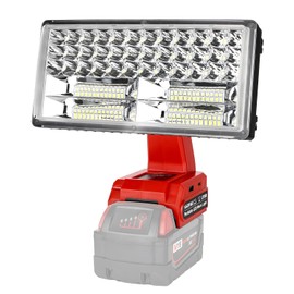 18V Light for Milwaukee M18 18V Li-ion Battery, 40W 4200LM for Milwaukee Light with USB Port, 110° Pivoting Head, for Milwaukee Flashlight 18V max Led Work Light Floodlight Spotlight