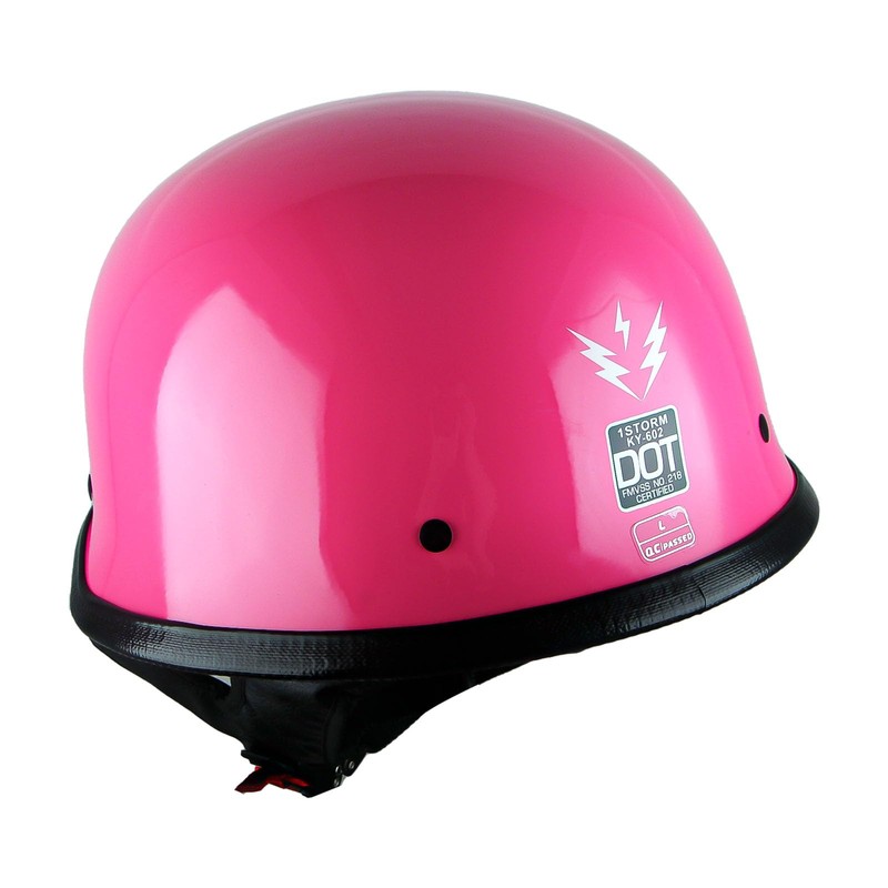 1Storm Novelty Motorcycle Half Face Helmet Open German Style DOT