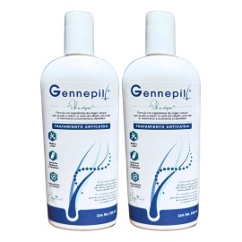 Shampoo Tratamiento Anticaida De Cabello 2 Pzas Gennepil