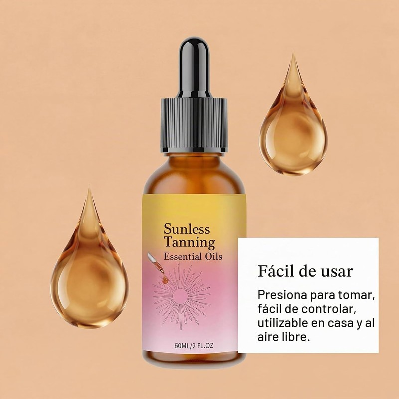 Bluemega Aceite Corporal Bronceador para Oscurecimiento de la Piel