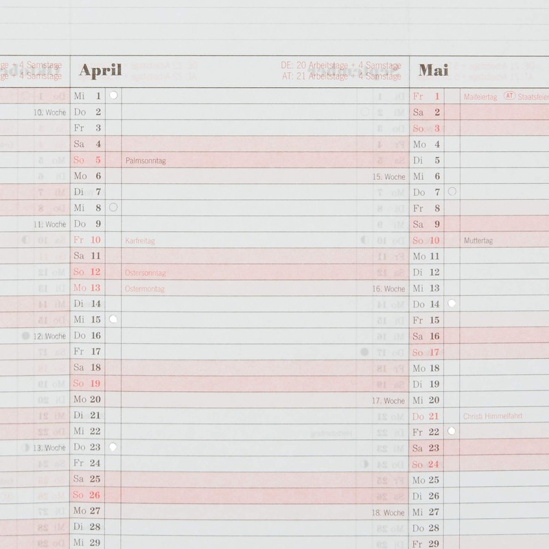 Filofax 000020-68476 Calendar